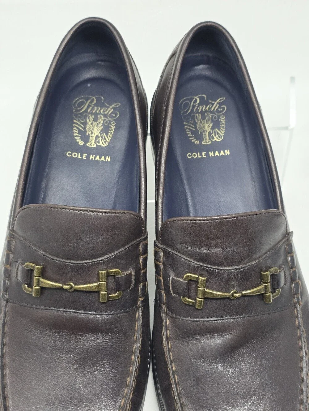 Cole Haan Men's Pinch Maine Classics Brown Loafers C27985 Size 13 M Pre-owned